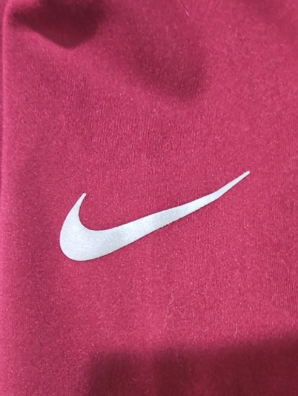 Nike Fast Two-Tone High-Rise Leggings in Rose and Burgundy Sz S/P. Like New